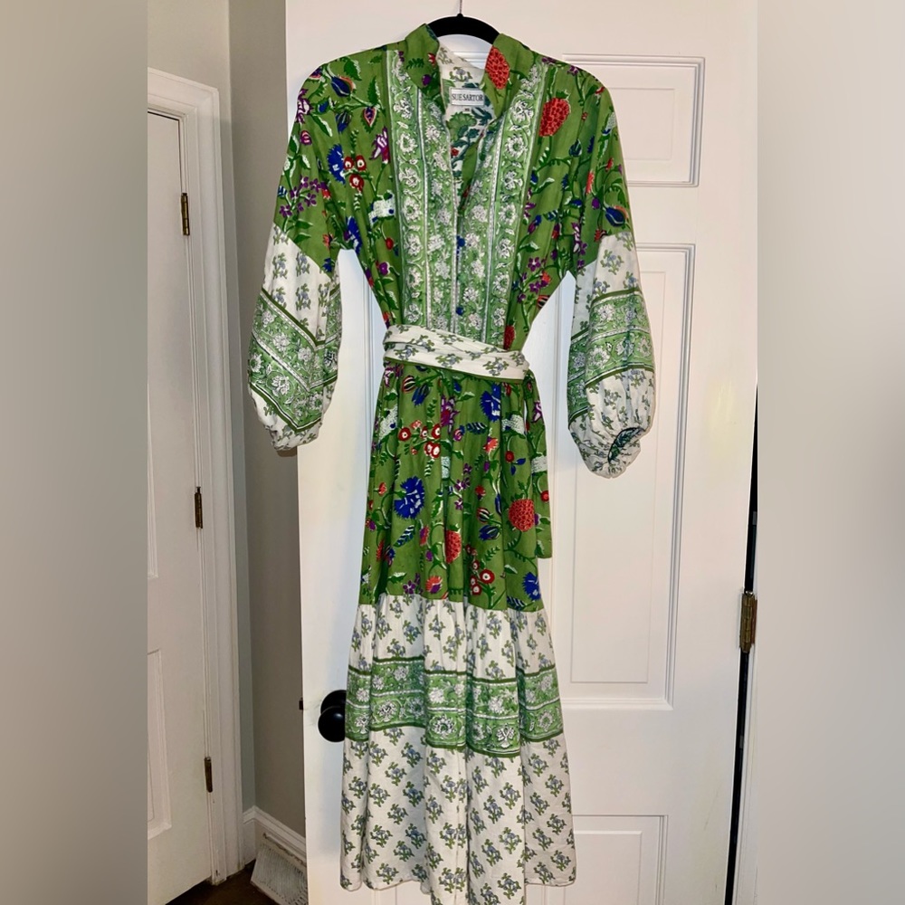 Sue Sartor Flounce Dress - XS